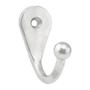 Imagem de Kit 2 Ganchos Gabide Pequeno Parede Inox Pendurar Toalhas Roupas
