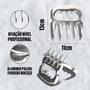 Imagem de Kit 2 Garra De Urso Para Churrasco Alumínio Polido Premium