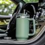 Imagem de Kit 2 Garrafa Térmica Copo Inox com Canudo Quencher 1200ml com Alça