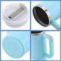 Imagem de Kit 2 Garrafa Térmica Copo Inox com Canudo Quencher 1200ml com Alça