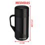 Imagem de Kit 2 Garrafa Térmica Mesa Roma Tradição Café Com Leite 1L