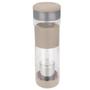 Imagem de Kit 2 Garrafas com Infusor para Cha 550 Ml Preta e Bege Mor