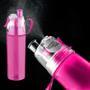 Imagem de Kit 2 Garrafas Squeeze com Borrifador 550ml - Rosa e Verde