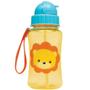 Imagem de Kit 2 garrafinha infantil fun 400 ml buba canudo retrátil silicone