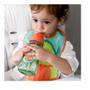 Imagem de Kit 2 garrafinhas infantil 400 ml buba com 2 canudos extra reposição retrátil silicone