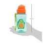 Imagem de Kit 2 garrafinhas infantil 400 ml buba com 2 canudos extra reposição retrátil silicone