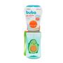 Imagem de Kit 2 garrafinhas infantil 400 ml buba com 2 canudos extra reposição retrátil silicone