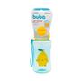 Imagem de Kit 2 garrafinhas infantil 400 ml buba com 2 canudos extra reposição retrátil silicone