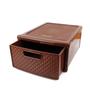 Imagem de Kit 2 Gaveteiros Organizadores Modular Rattan Multiuso 7,9 L