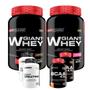 Imagem de Kit 2 Giant Whey 900G+ 2 Bcaa 4,5 100G+ 2 Power