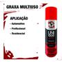 Imagem de Kit 2 Graxa Spray Lubrificante Multiuso Alta Aderência