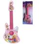 Imagem de Kit 2 Guitarra Infantil Musical À Corda Frozen E Princesas
