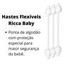 Imagem de Kit 2 Hastes Flexíveis Baby Com Ponta De Algodão - Ricca