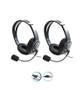 Imagem de Kit 2 Headset Usb Voip Com Cancelador De Ruído Agem Ahx300