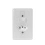 Imagem de KIT 2 Interruptor 1 Tecla + Tomada 2p+t 20a Ilumi