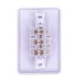 Imagem de Kit 2 interruptor três tecla simples embutir 4x2 250v 6a Ilumi