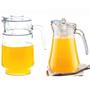 Imagem de Kit 2 Jarras de Vidro Para Suco Com Tampa 1.8L e 1.6L OrLine