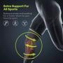 Imagem de Kit 2 joelheiras compressao articulado fitness tensor alivia
