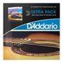 Imagem de Kit 2 Jogo De Cordas D'Addario 011 Ez910 Ej26 Ultra Pack Phb