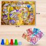 Imagem de Kit 2 Jogo De Tabuleiro Mesa Ilha Do Tesouro + Banco Imobiliário Investindo nas Capitais do Mundo - Brinquedo