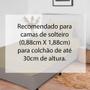 Imagem de Kit 2 Jogos de Cama Lençol Solteiro Malha 100% Algodão Com Elástico Edromania - Emcompre
