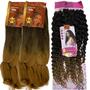 Imagem de Kit 2 Jumbo E Cabelo Cacheado Orgânico Gypsy Braids + Aneis