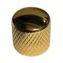 Imagem de Kit 2 Knob Baixo Guitarra Metal Curvo Sem Parafuso Dourado