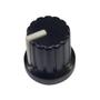 Imagem de Kit 2 Knob Preto Com Marcador Branco