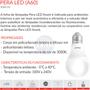 Imagem de Kit 2 Lampada Led Bulbo PERA 4,8w E27 Branca Quente 3000K Amarela