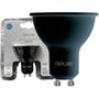 Imagem de Kit 2 Lampada Led Dicroica MR16 GU10 Preto 4,8W Branco Frio 6500K