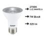 Imagem de Kit 2 Lampada Led Par 20 7w Branco Quente 2700k E27 Bivolt