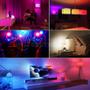 Imagem de Kit 2 Lâmpadas Led Rgbw Com 16 Cores 7W Decoração Casa