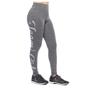 Imagem de Kit 2 legging adulto feminina fitness academia cós alto escrita lateral básica