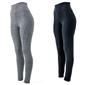 Imagem de Kit 2 leggings montaria plus size peluciada AZUL AZUL G3