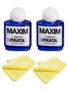 Imagem de Kit 2 Limpa Pratas 925 Maxim 40Ml + 2 Flanelas Mágicas