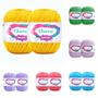 Imagem de Kit 2 Linha Fio Charme Circulo  396m/150g para Croche
