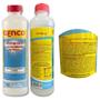 Imagem de Kit 2 Litros Redutores de Ph e Alcalinidade + Estojo para Medir Alcalinidade da Agua da Piscina