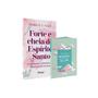 Imagem de Kit 2 Livros - Devocional com Deus Pai - Forte e cheia do Espírito Santo + Dev Prom. dia dia - Nuvens Esverdeadas