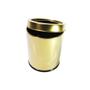 Imagem de Kit 2 Lixeiras Dourada Aço Inox Com Aro 5L Fineza