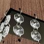 Imagem de Kit 2 Luminária Lustre Pendente Madeira Cristal