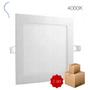 Imagem de Kit 2 Luminaria Painel Plafon LED 12w Quadrada Embutir 4000K