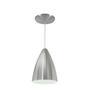 Imagem de Kit 2 Luminária Pendente Bala Nova Com Interior Branco Brilho Com Fiação 110/220v
