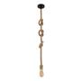 Imagem de Kit 2 Luminária Pendente Lustre Corda 1,5 Metro + Lampada