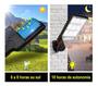 Imagem de Kit 2 Luminária Solar 100w Led Refletor Com Sensor Automático Fotocélula 3 Modos de Funcionamento