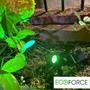 Imagem de Kit 2 Luminarias Espeto Spot Solar Verde Ecoforce