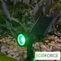 Imagem de Kit 2 Luminarias Espeto Spot Solar Verde Ecoforce