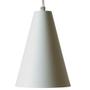 Imagem de Kit 2 Lustres Cone Pendente Cone 22cm Branco Com Cobre