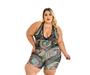 Imagem de Kit 2 Macaquinhos de Academia Plus Size Roupa Fitness