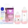 Imagem de Kit 2 Mamadeiras Mam Easy Start Set 130ml (Bico O Super Lento) e 260ml (Bico 2 Fluxo Médio) - Mam