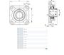 Imagem de Kit 2 Mancal Quadrado F204 Com Rolamento 20Mm Com Eixo 35Cm